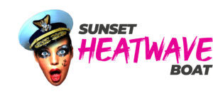 Sunset Heatwave Boat Logo